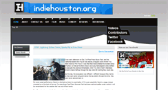 Desktop Screenshot of indiehouston.org