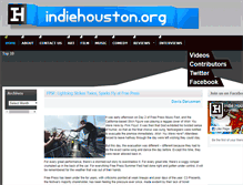 Tablet Screenshot of indiehouston.org